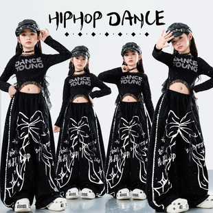 女童爵士舞服装春季少儿街舞jazz套装女孩甜酷辣妹嘻哈走秀表演服