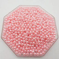 Розовая жемчужная пудра, 6mm, 4400 шт