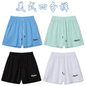 速干透气篮球四分裤 男女新款 跑步健身田径不过膝 运动训练短裤 美式