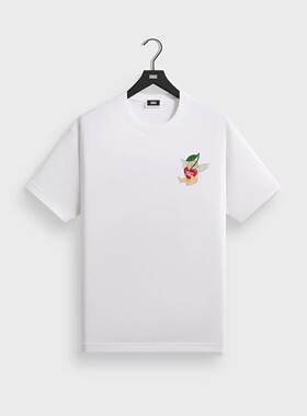 KITH 26SS丘比特爱心天使卡通印花短袖宽松T恤男女潮情人节情侣款