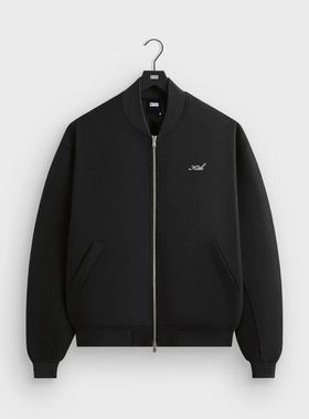 Kith潮牌秋冬棒球服飞行夹克纯棉刺绣小标宽松商务休闲拉链外套男