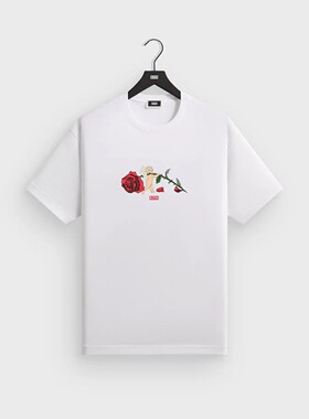 KITH 26SS丘比特爱心天使卡通印花短袖宽松T恤男女潮情人节情侣款