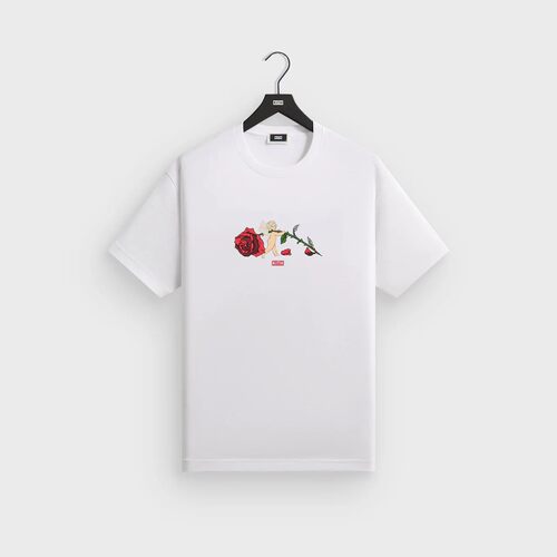 KITH 26SS丘比特爱心天使卡通印花短袖宽松T恤男女潮情人节情侣款