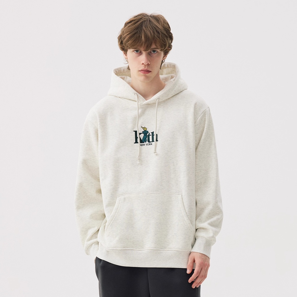 KITH纽约火炬刺绣帽衫