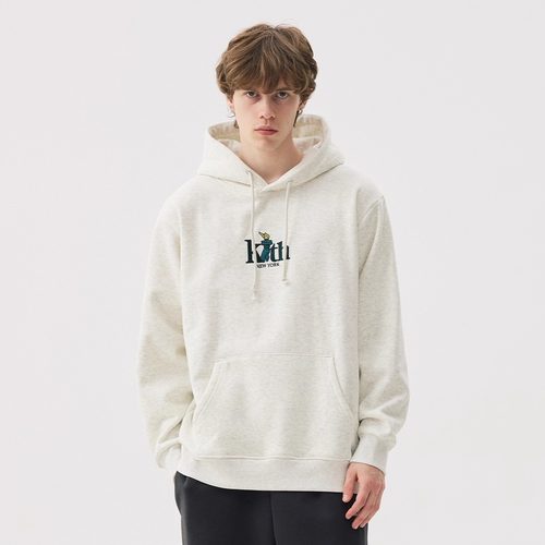 KITH纽约火炬刺绣帽衫