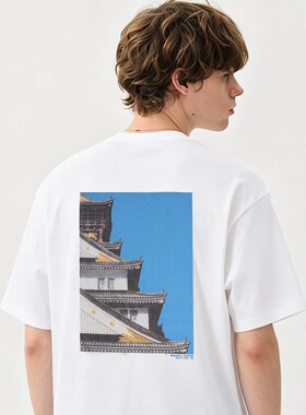 KITH 2026 Osaka大阪限定塔楼印花短袖男女夏季宽松休闲潮流T恤