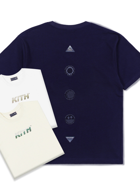 KITH 潮牌FPG元素系列印花短袖T恤男女夏季新款情侣装重磅打底衫