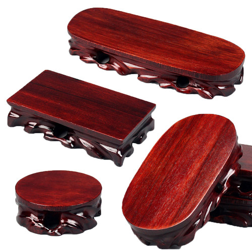 马拉斯木整料实木奇石底座