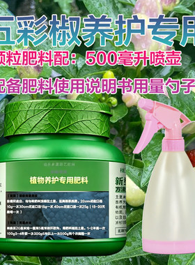 小彩椒专用肥料七彩五彩椒辣椒树苗指天骄朝天椒苗营养液叶面肥料