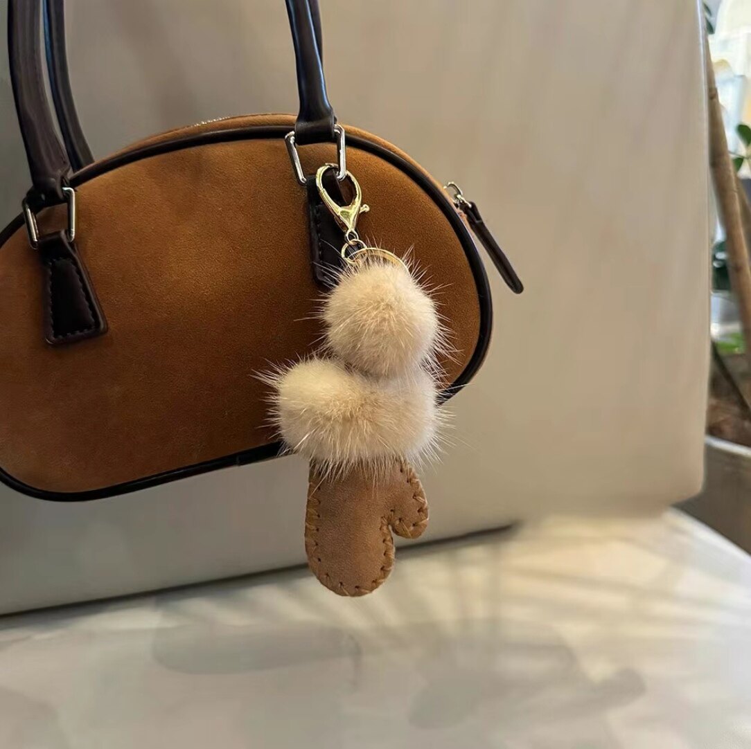 Trending Mini Mittens and Boots Plush Bag Charm Keychain - Product image 4