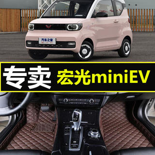 适用于2021款五菱宏光mini迷你EV电动车地毯式丝圈脚垫防水防滑