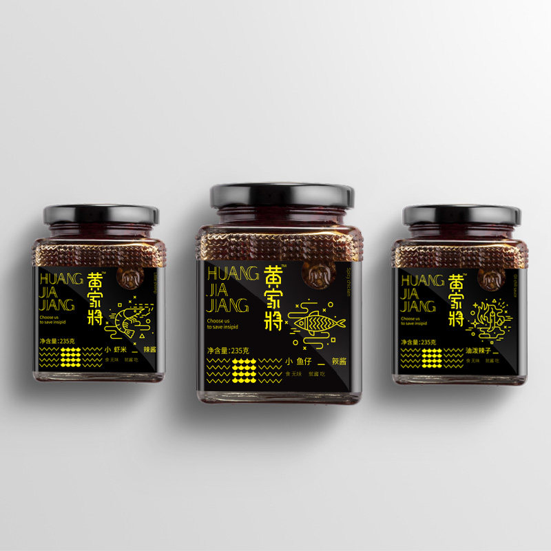 黄家将 鱼虾油泼辣子 3瓶