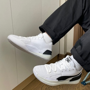 PUMA彪马正品 新款男女同款情侣经典篮球鞋CLYDE HARDWOOD 194454