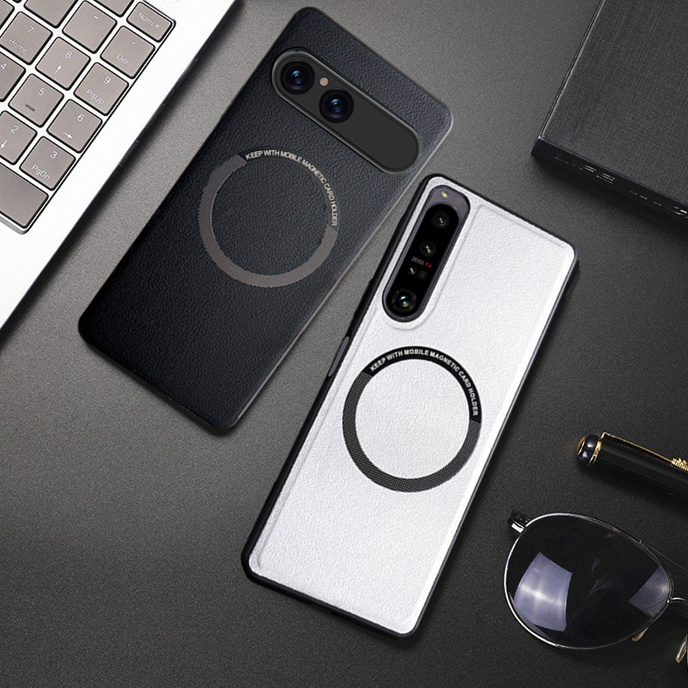 索尼xperia10VII皮纹磁吸手机壳