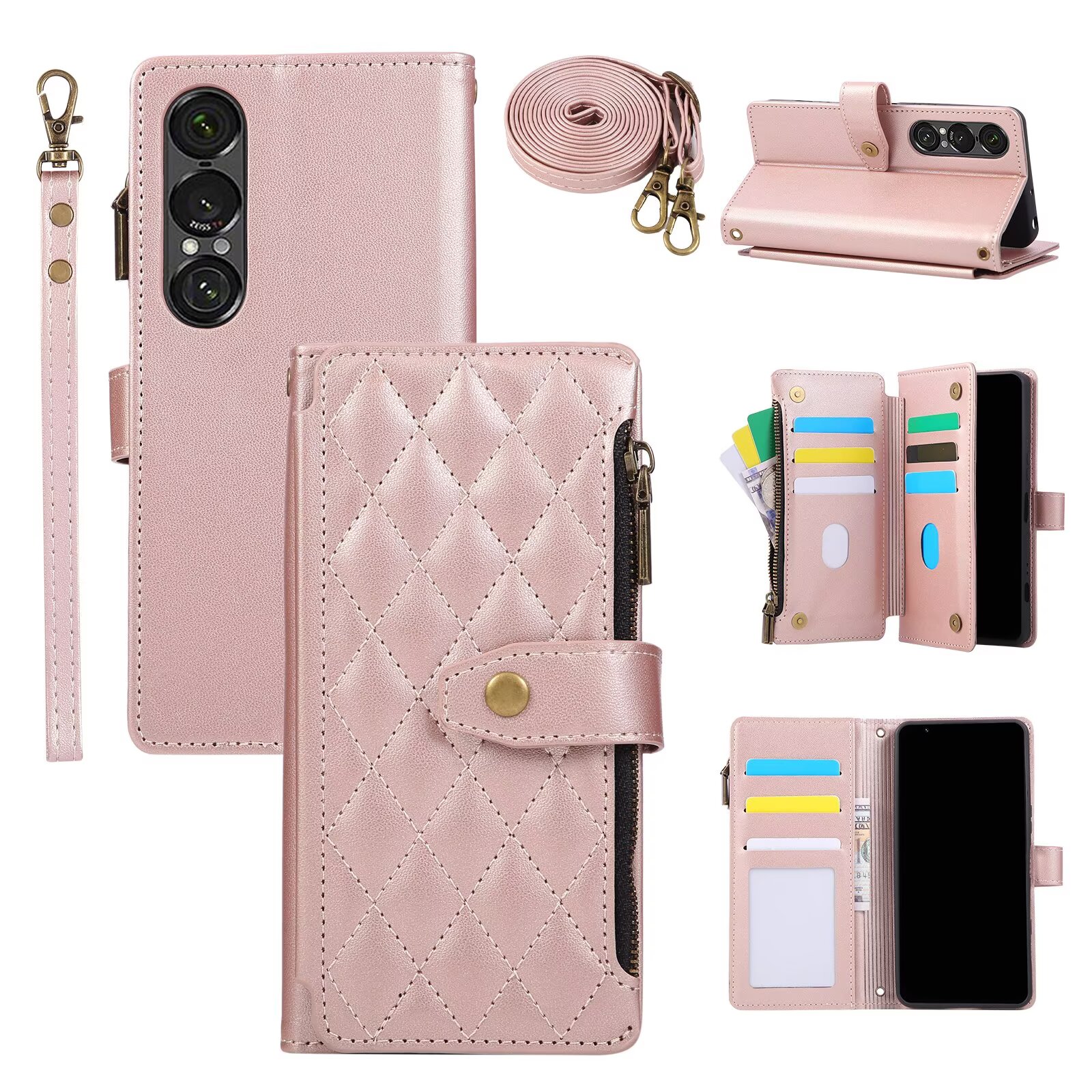 索尼xperia1VII翻盖多功能保护套