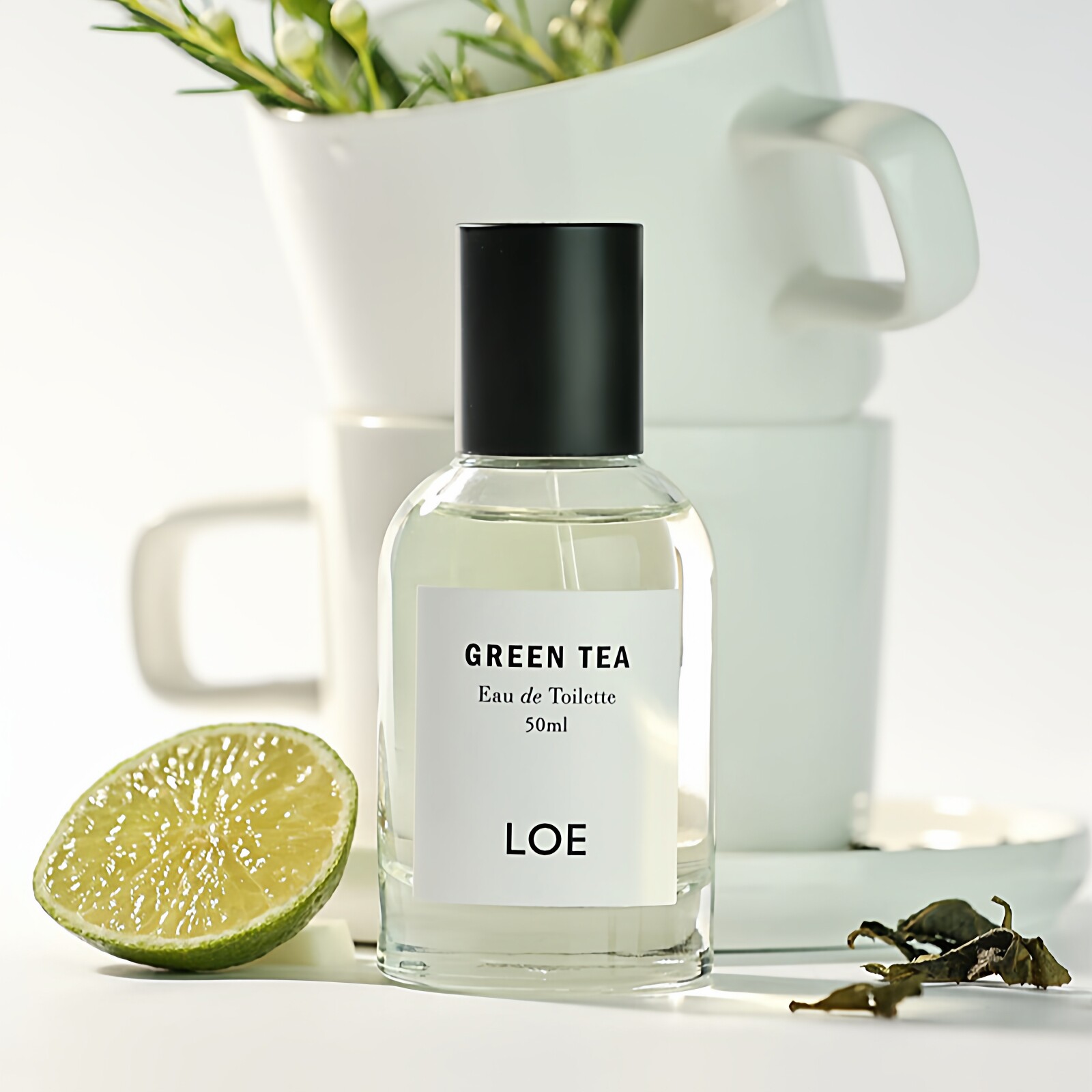 韩国loe香水WHITE SHIRTS白衬衫green white tea绿茶白茶试香小样图片
