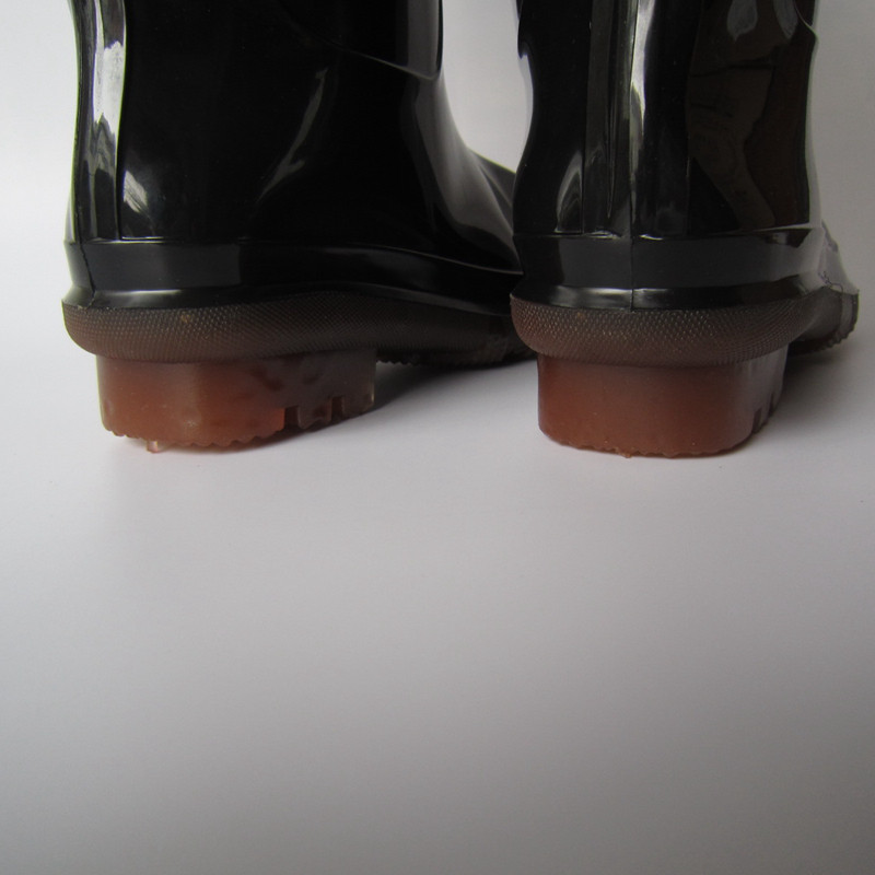 GENUINE HUMP RAIN BOOTS MENS WATER SHOES RAIN BOOTS MENS ANTI-SLIP WATERPROOF WEAR-RESISTANT DURABLE HIGH PLASTIC OVERSHOES RUBBER SHOES