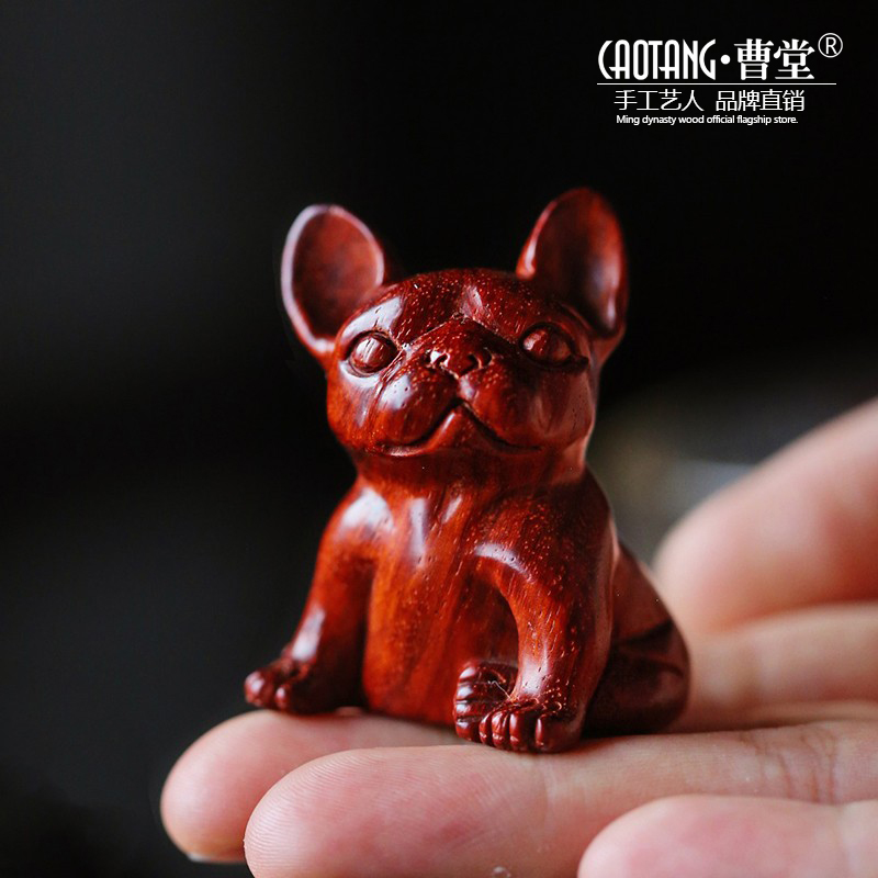 曹堂印度小叶紫檀萌犬