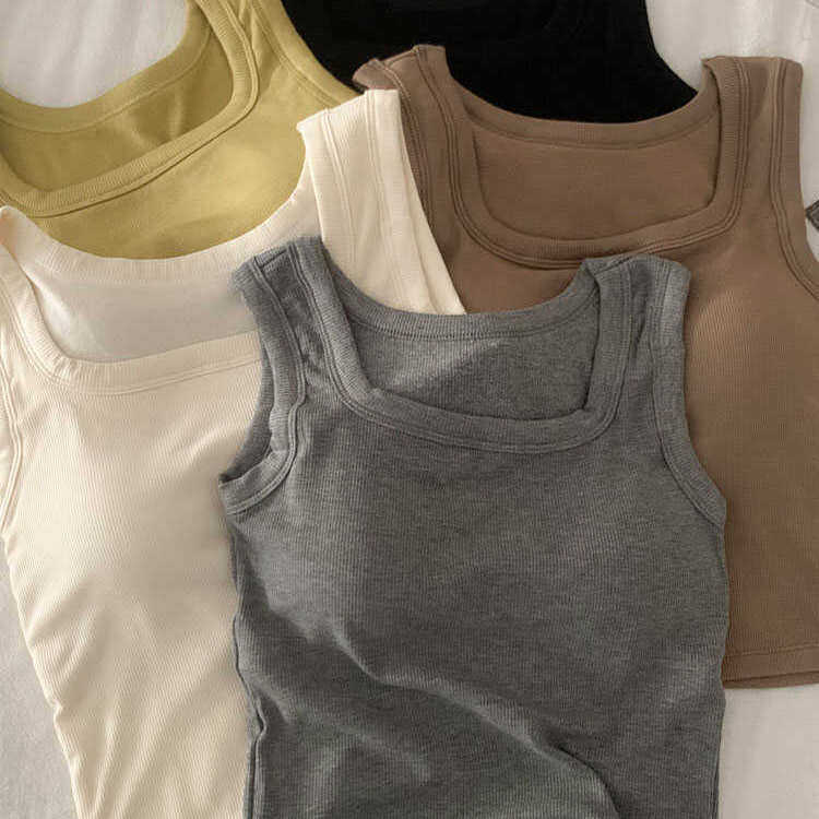免穿文胸带胸垫背心女2025新款内搭吊带舒适一体打底外穿上衣短,女装/女士精品,背心吊带,淘宝优惠券,粉丝福利购,淘宝优惠卷