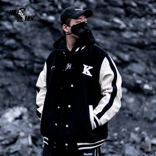 killwinner宽松美式棒球服夹克