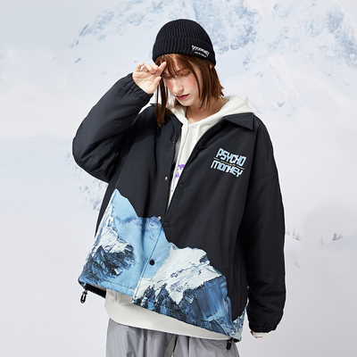 PCMY加厚秋冬雪山夹克羊羔绒加厚