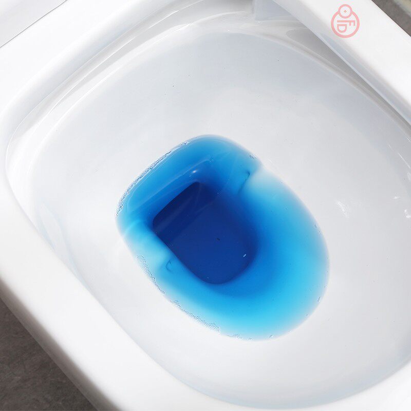 冼马桶里面的尿碱气冲水蓝色厕所篮泡泡洁净宝洗则所除臭次所用品