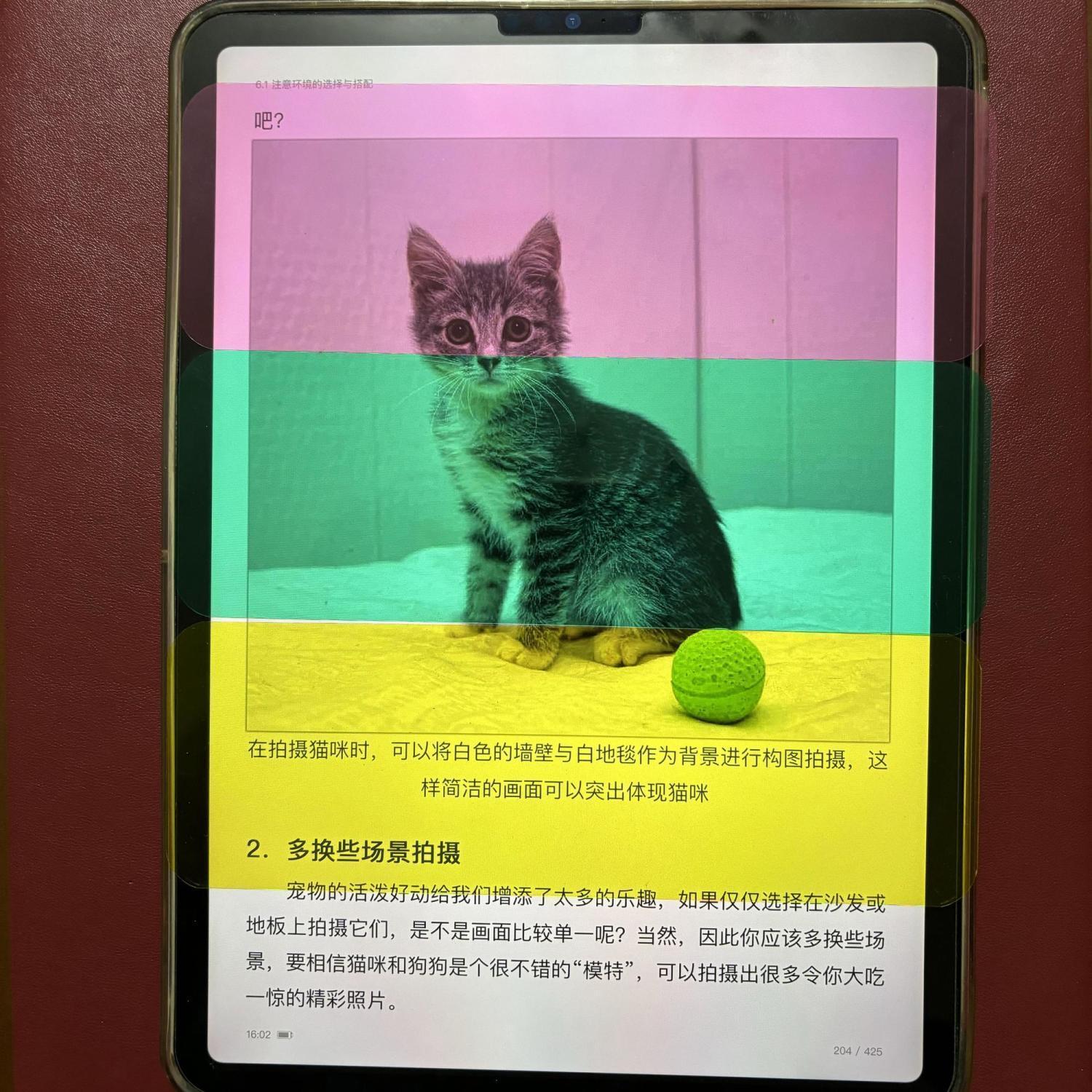 辅助读写障碍书签工具透明彩色书签色卡5个一套卡片阅读障碍书卡