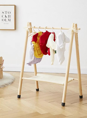 宠物衣架狗狗猫咪衣服专用衣帽架实木衣架家用挂衣室内挂架衣服架
