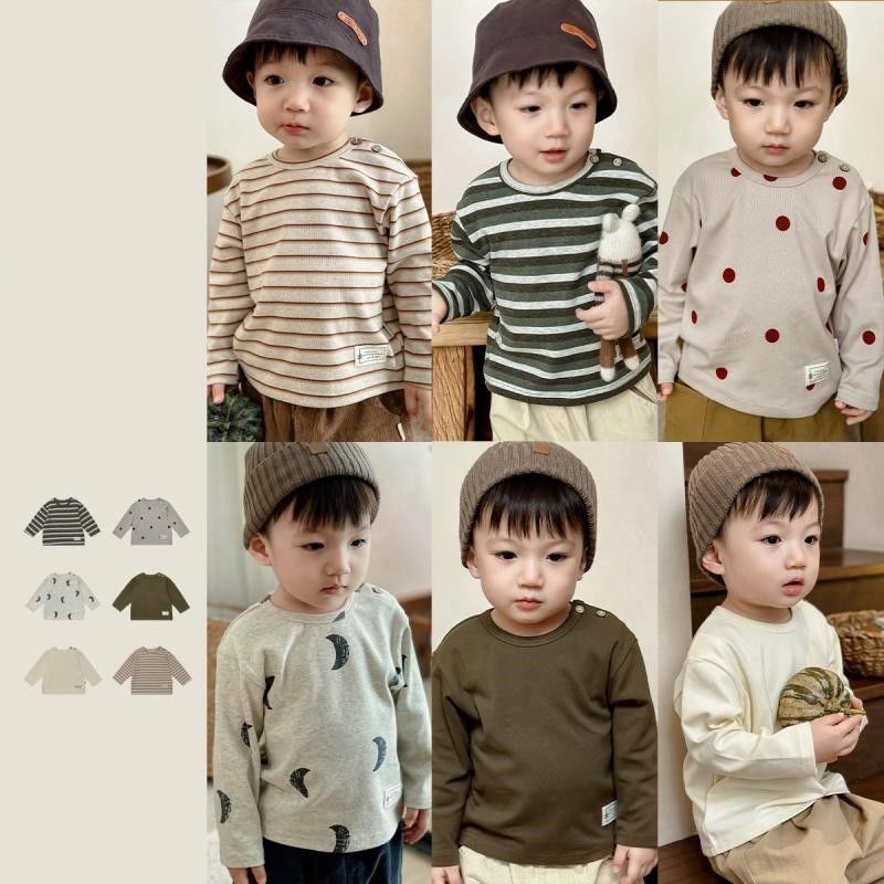 婴儿纯棉长袖T恤春秋装新款