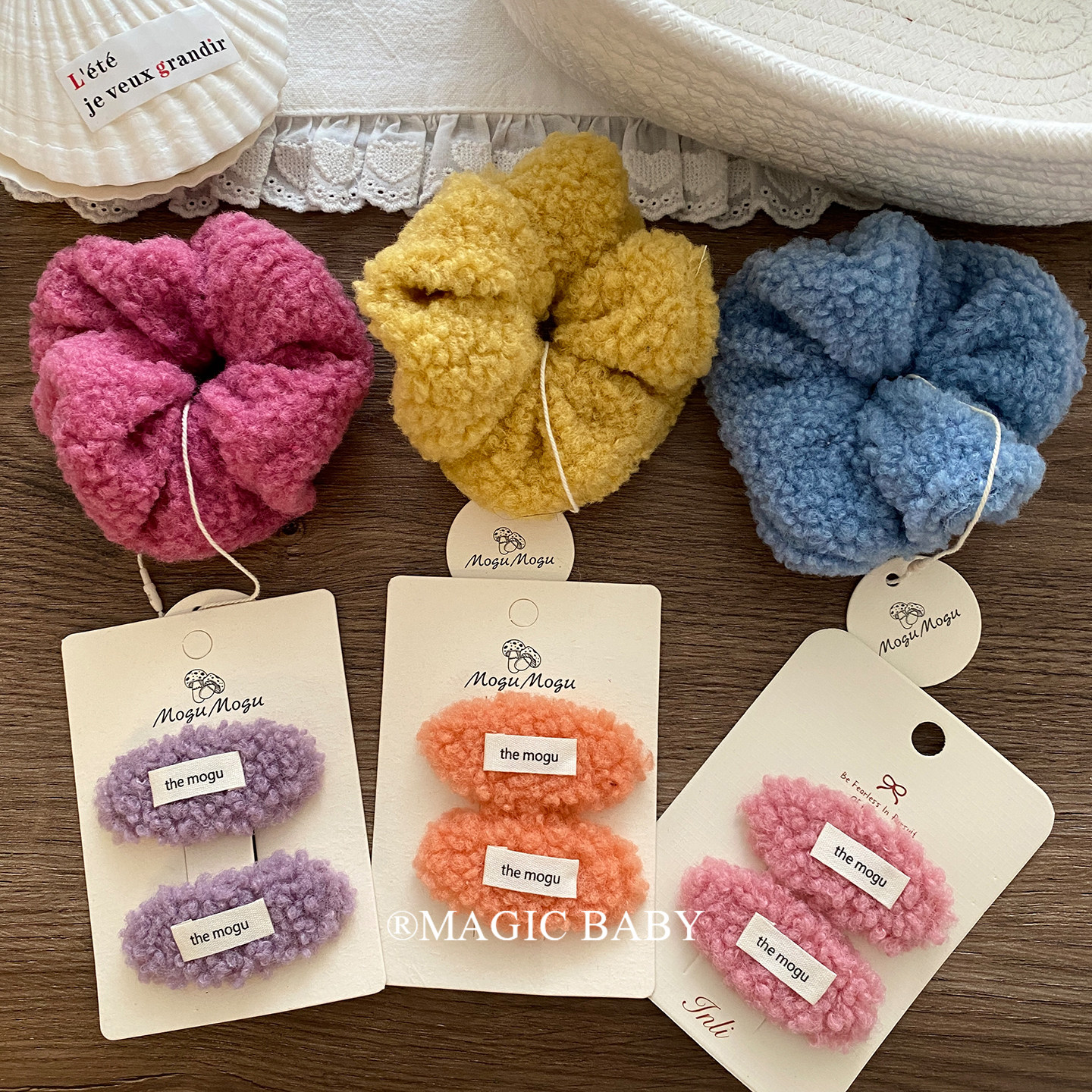 韩系彩色毛绒大肠发圈儿童侧边刘海夹发夹气质百搭女童发饰bb夹,童装/婴儿装/亲子装,发饰,淘宝优惠券,粉丝福利购,淘宝优惠卷