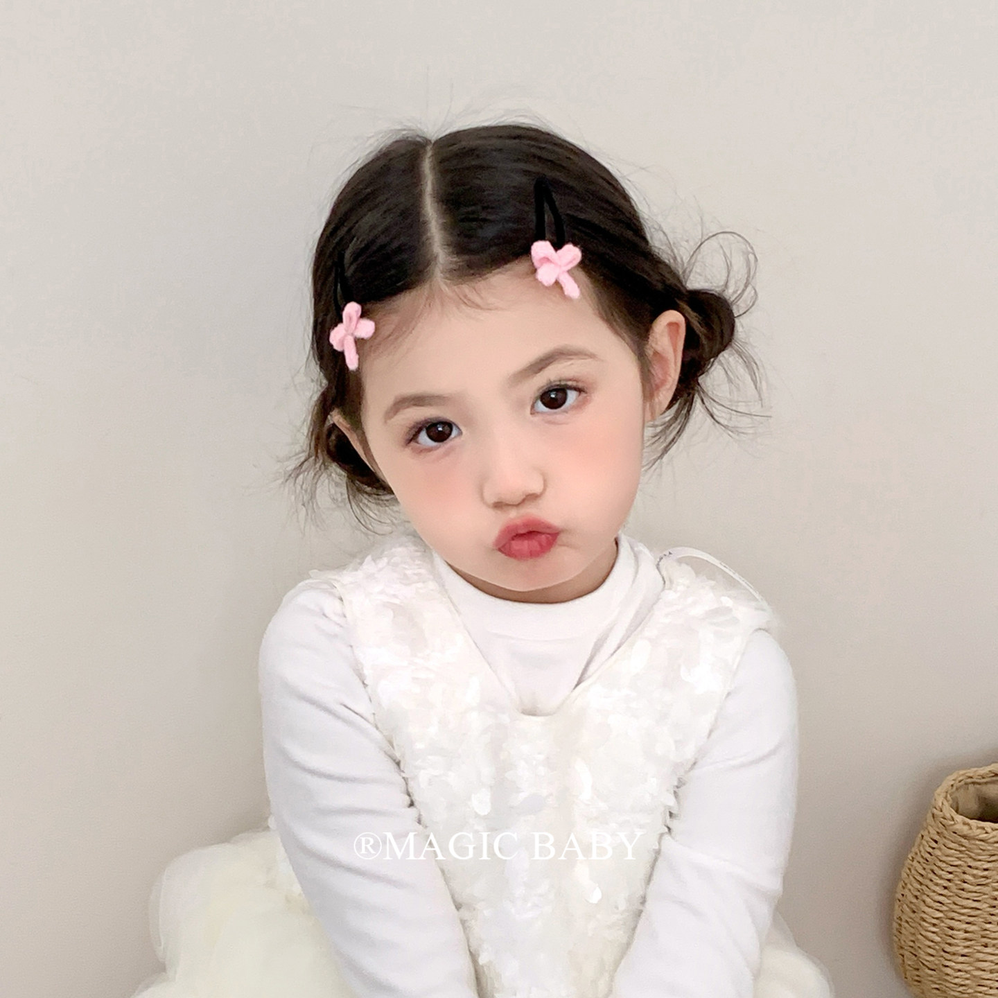 2个装 小号粉色针织蝴蝶结发夹甜美女童侧边夹宝宝刘海夹发饰发卡,童装/婴儿装/亲子装,发饰,淘宝优惠券,粉丝福利购,淘宝优惠卷