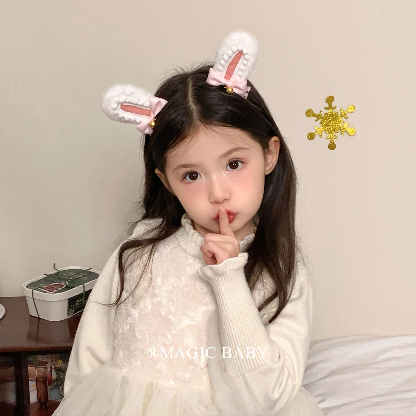 甜美毛绒可爱粉色立体兔耳朵发夹超萌猫咪头饰卡通对夹儿童发箍女,童装/婴儿装/亲子装,发饰,淘宝优惠券,粉丝福利购,淘宝优惠卷