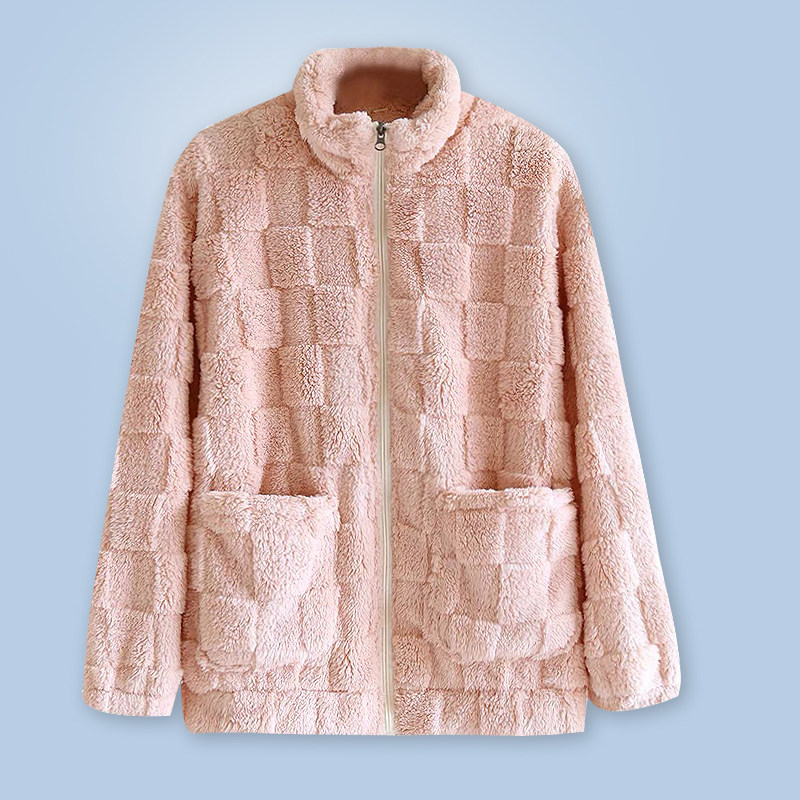 情侣法兰绒拉链上衣秋冬加厚单件家居服可外穿男女珊瑚绒外套休闲,女士内衣/男士内衣/家居服,睡衣上装,淘宝优惠券,粉丝福利购,淘宝优惠卷