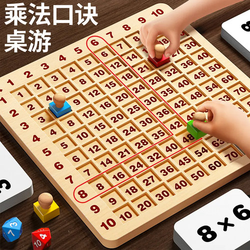 九九乘法口诀表99桌游盘大启蒙