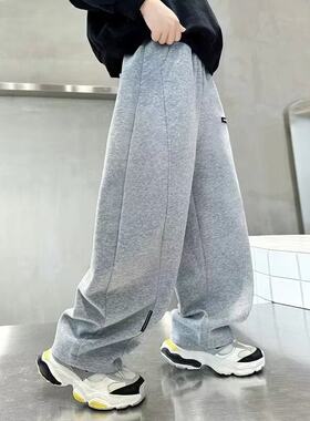 男童春秋款运动裤中大童休闲卫裤