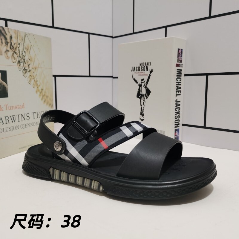 外贸真皮断码男鞋夏季沙滩鞋凉鞋