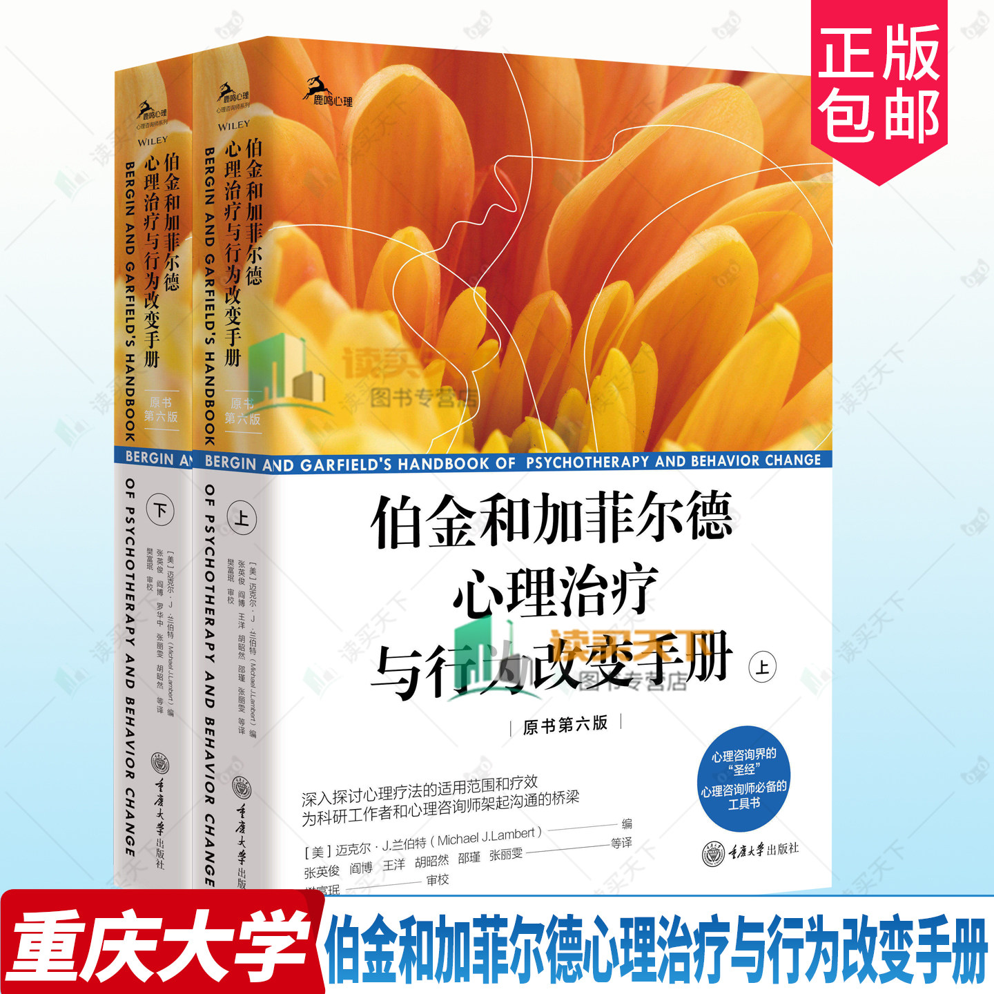 伯金和加菲尔德心理治疗与行为改变手册 原书第6版 上下册 整合实证理论与实践里程碑式巨著 心理咨询治疗师参考工具书心理学书籍
