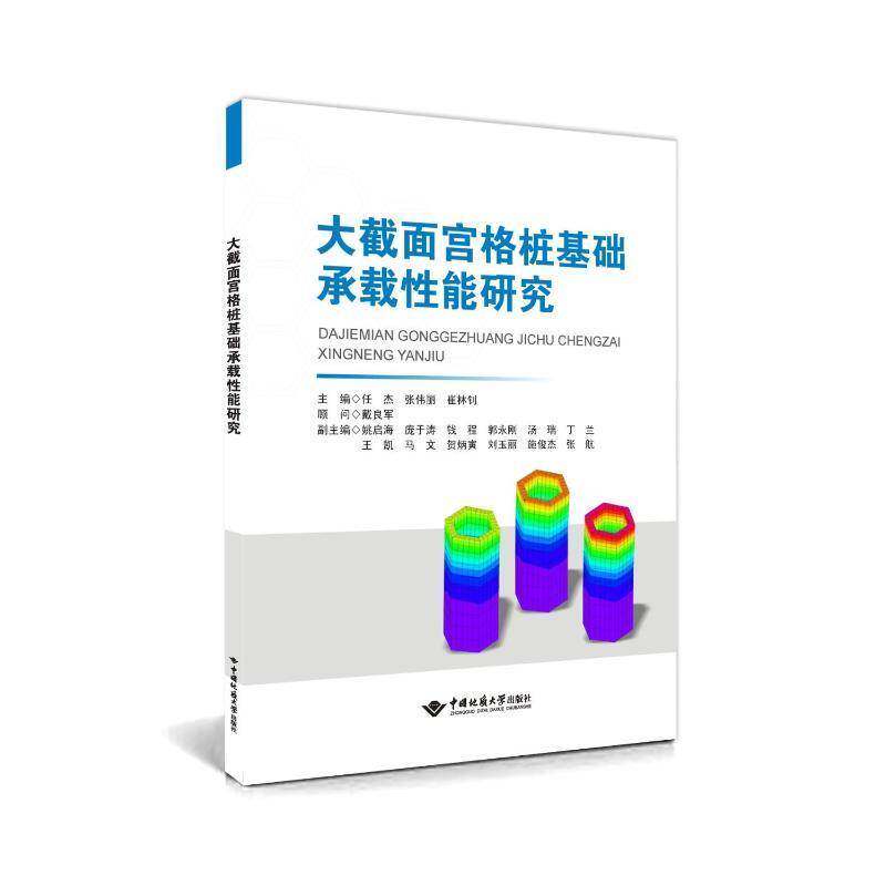 大截面宫格桩基础承载性能研究9787562560203 张伟丽等中国地质大学出版社图书 书籍