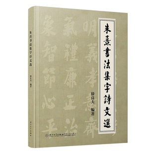 正版包邮 朱熹书法集字诗文选 徐良夫编著 厦门大学出版社 9787561598207 书法艺术书籍