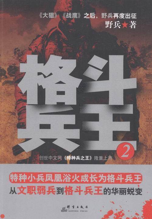 格斗兵王:2野兵 长篇小说中国当代小说书籍