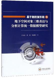 自然科学书籍 基于胞腔复形链 地下空间对象三维表达与分析计算统一数据模型研究王永志