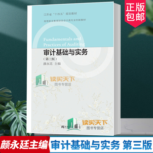 正版书籍 审计基础与实务 第三版 3版颜永廷 高等职业教育财务会计类专业创新教材 江苏省十四五规划教材 东北财经大学出版社