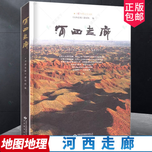 河西走廊书 CCTV纸上纪录片视频陆上丝绸之路彩图历史讲解旅游攻略指南文化敦煌壁画故事莫高窟中国西部历史人文自然华夏文明书