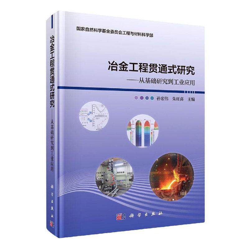 冶金工程贯通式研究--从基础研究到工业应用 书者_孙宏伟朱旺喜责_李雪韩丹岫 工业技术 书籍