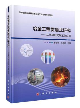 冶金工程贯通式研究--从基础研究到工业应用 书者_孙宏伟朱旺喜责_李雪韩丹岫 工业技术 书籍