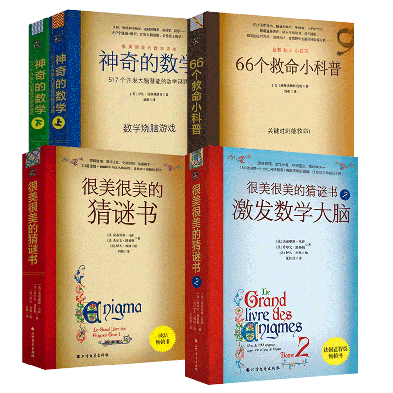很美很美的猜谜书1+2+神奇的数学