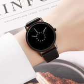 ins学院风简约创意潮流新概念防水小众轻奢男款 学生情侣手表 女款