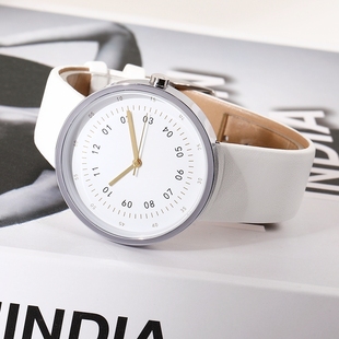 北欧极简设计手表男女学生简约气质时尚潮流防水男士女士时装腕表
