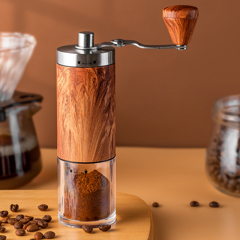朵利手动咖啡豆研磨机手磨咖啡机磨豆机器家用小型手摇咖啡磨豆机