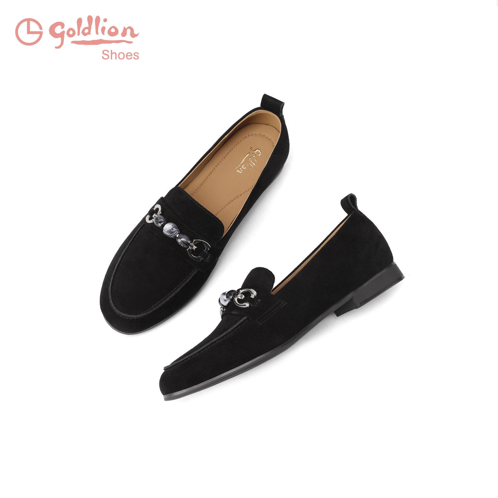 金利来女鞋2025秋冬新款低跟不累脚通勤工作鞋一脚蹬深口单鞋JJ,女鞋,深口单鞋,淘宝优惠券,粉丝福利购,淘宝优惠卷